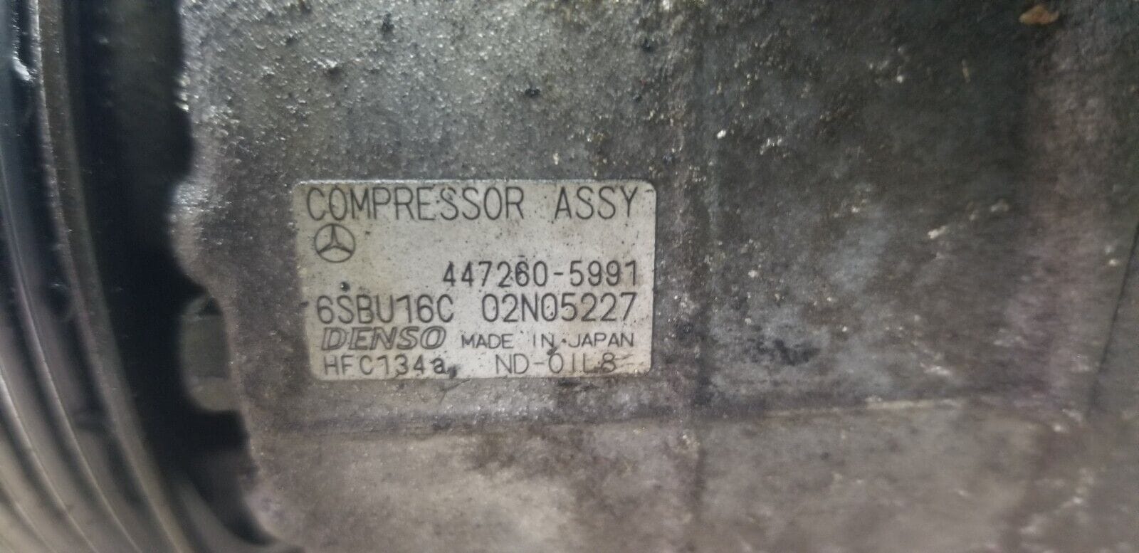 2011 Mercedes Benz E Class Air Con Pump Code 651.911 2.1L Diesel A0032308711 - Image 4