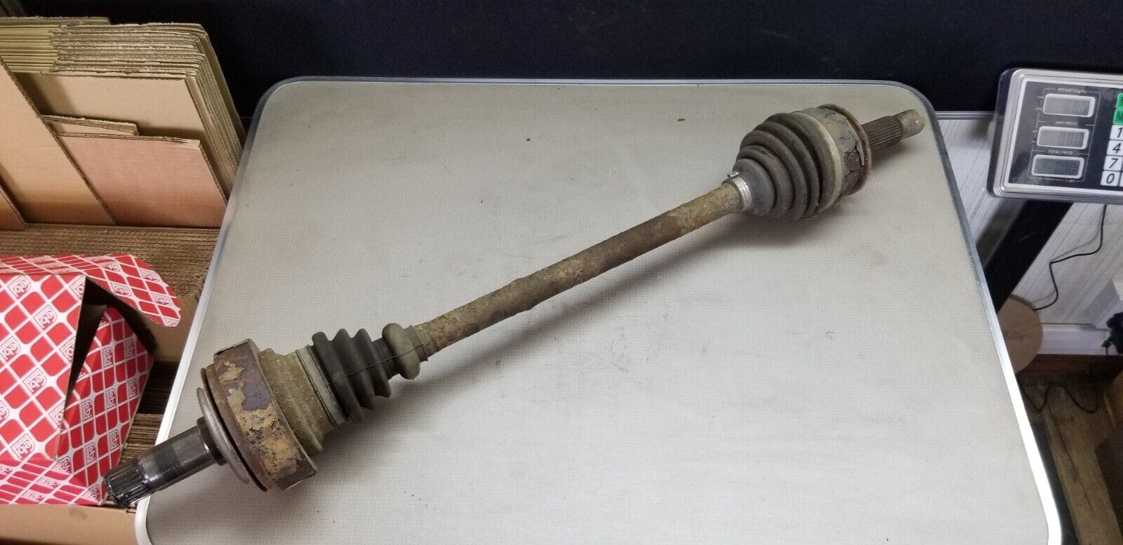 2014 Mercedes Vito W639 Rear Axle Output Drive Shaft Manual Transmission