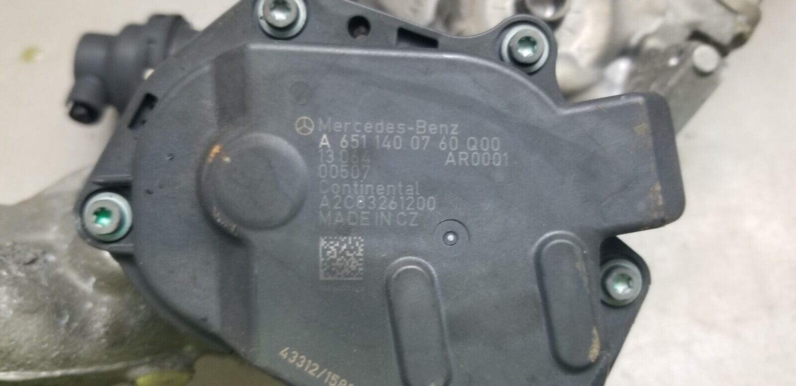 2015 Mercedes E Class W212 2.1D EGR Valve Cooler A6511420467 - Image 8