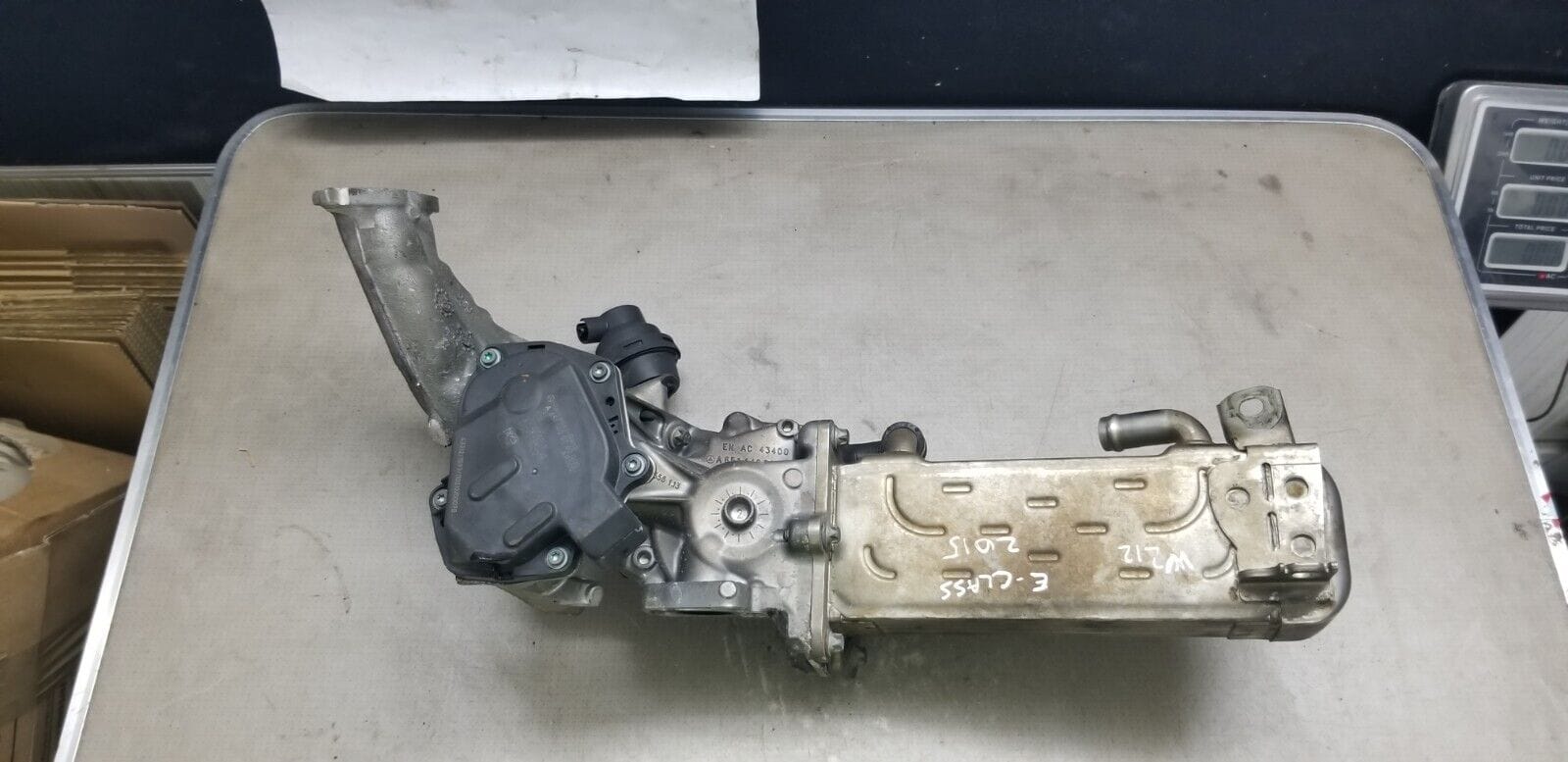 2015 Mercedes E Class W212 2.1D EGR Valve Cooler A6511420467 - Genuine OEM Part