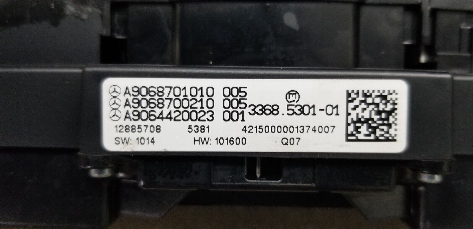 2015 Mercedes Sprinter W906 - Hazard Switch Panel A9068701010 - Image 4