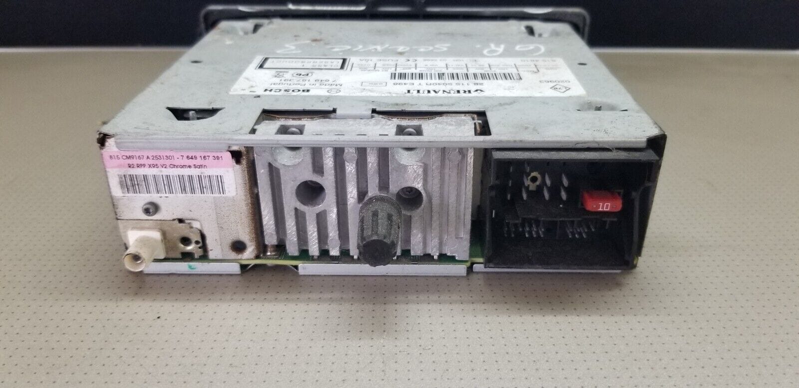 281155040R Renault Megane MKIII Genuine Bosch Radio CD Player Stereo Head Unit - Image 5