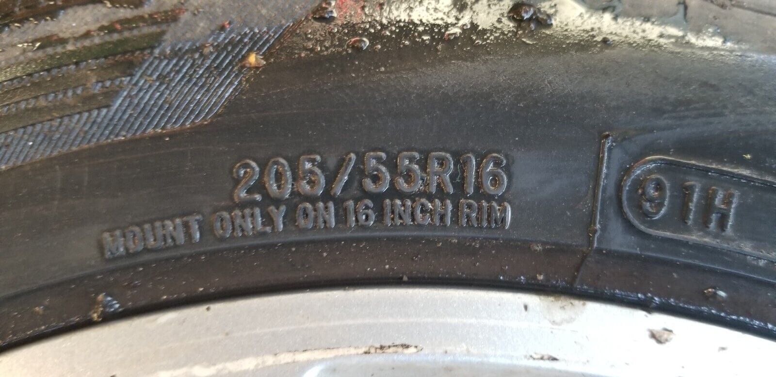 2x Audi A4 Alloy Wheel 8E0601025B And Tyre 205/55R16 |O - Image 7