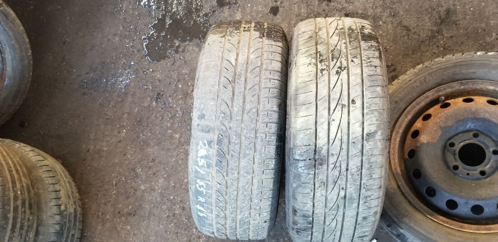 2x Audi A4 Alloy Wheel 8E0601025B And Tyre 205/55R16 |O - Image 10