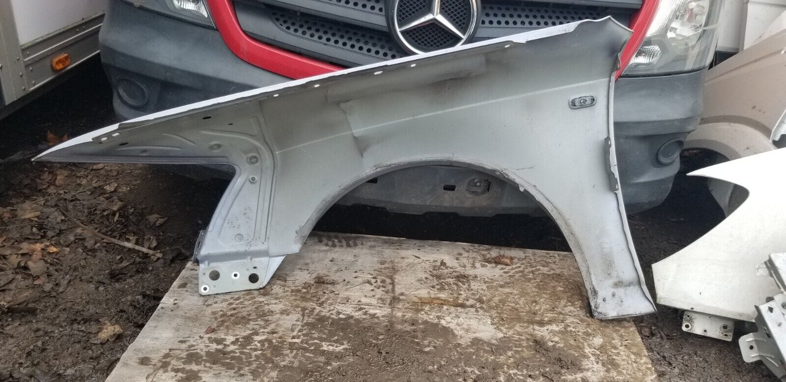 Audi A6 4F C6 Front OS Right Wing Panel Fender 2009 - Image 5