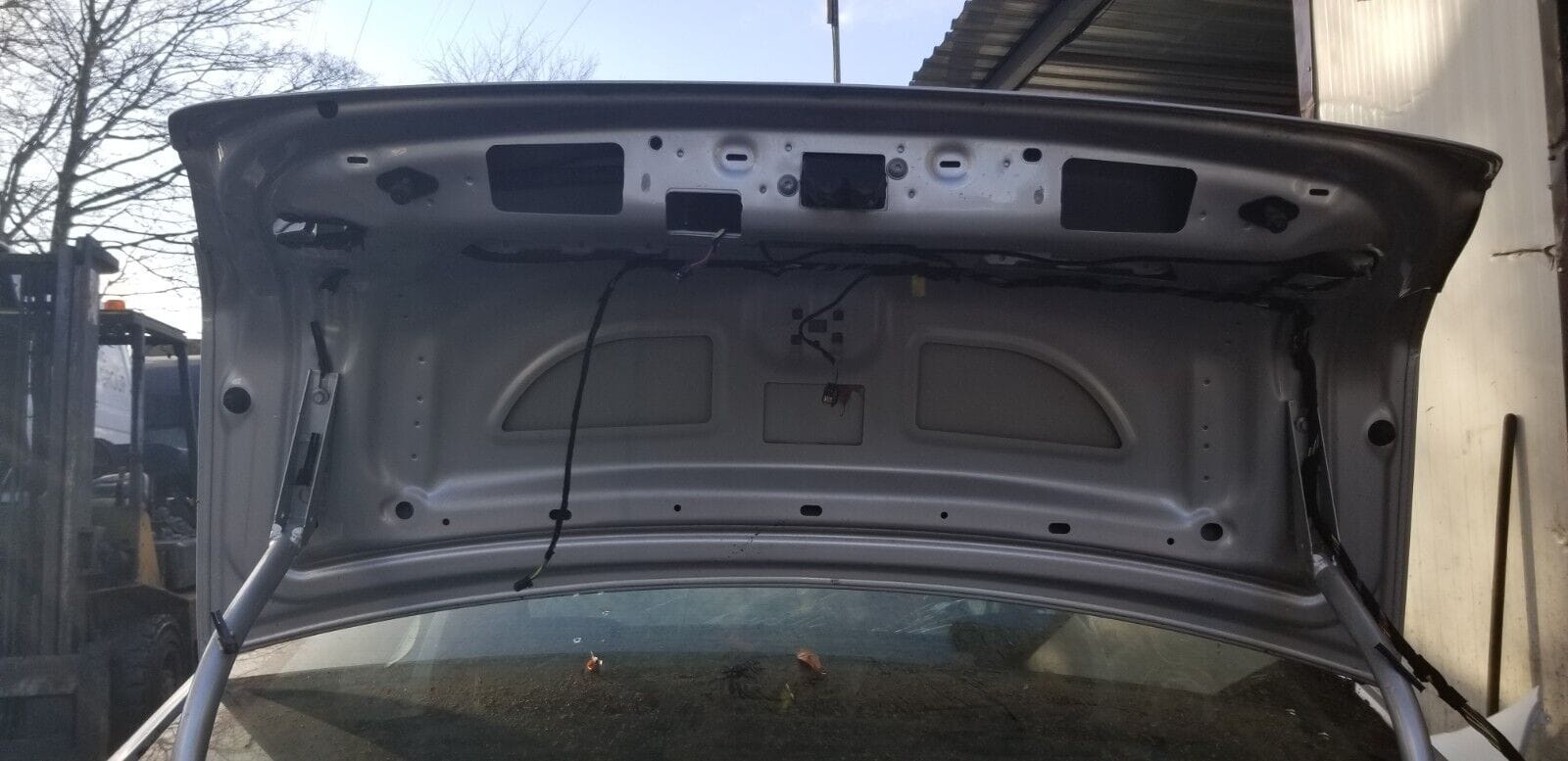 BOOT LID MERCEDES E-CLASS W212 2009-16 E220 CDI AVANTGARDE 4 DOOR SALOON SILVER - Image 3