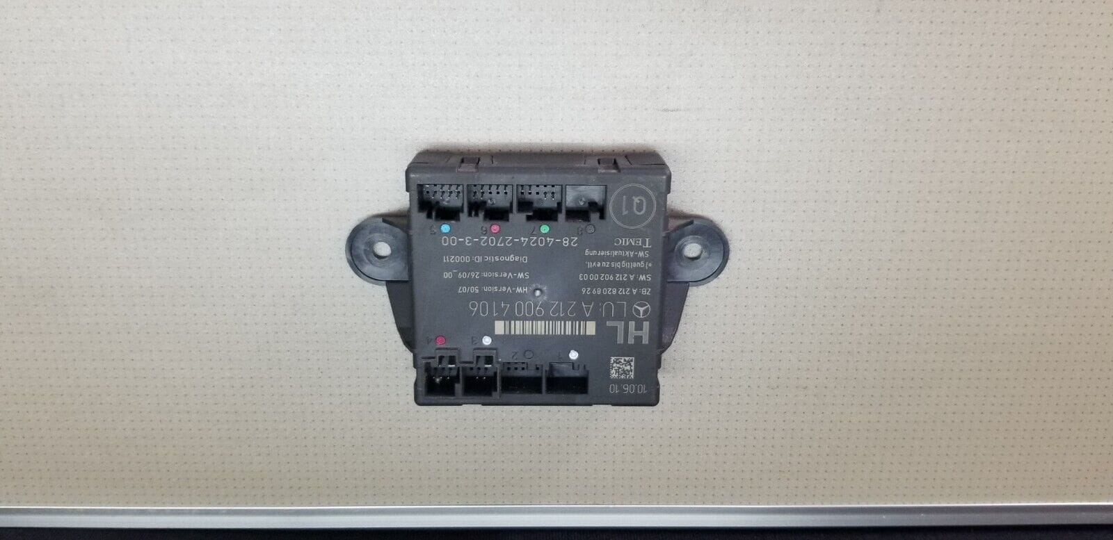 Door Control Module Unit rear left A-212-900-41-06 MERCEDES-BENZ C-CLASA W204