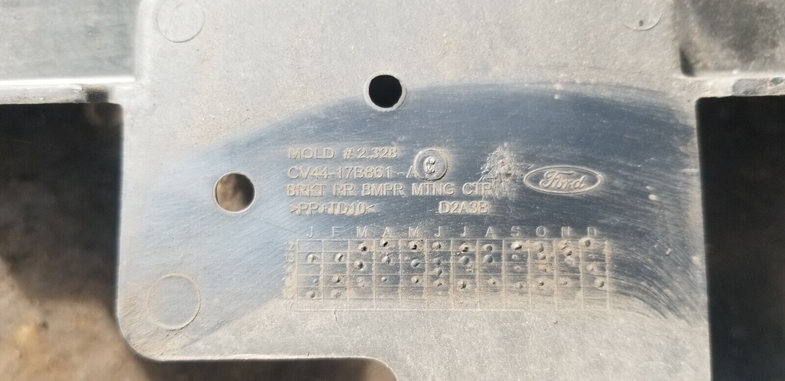 Ford Kuga 2016 Rear Bumper Reinforcement Bar And Braket Cv4417B861 - Image 4