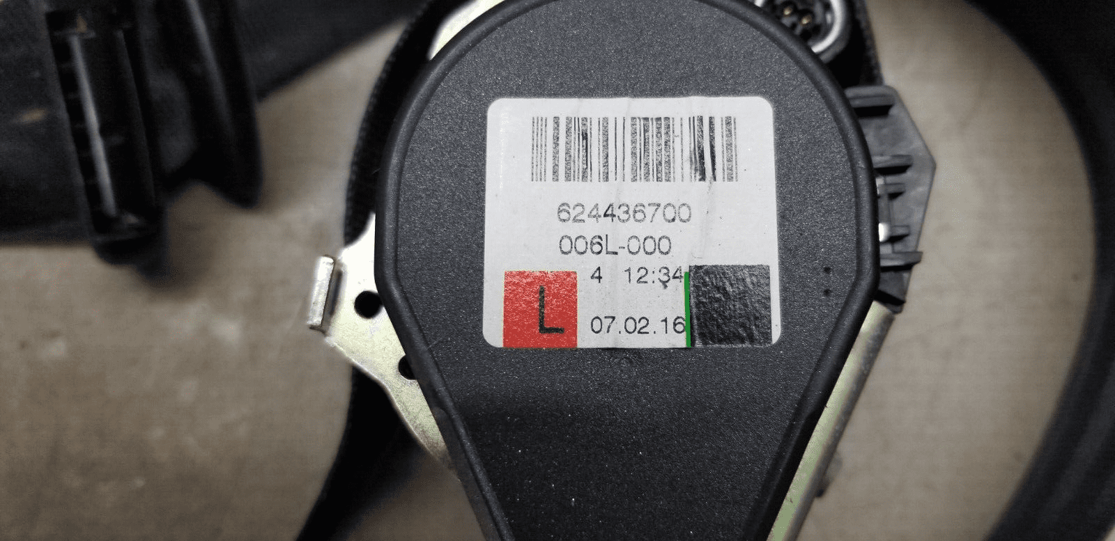 Ford Kuga Mk2 NSF Passenger Seat Belt 2016 CV4461295AC3JA6 - Image 3