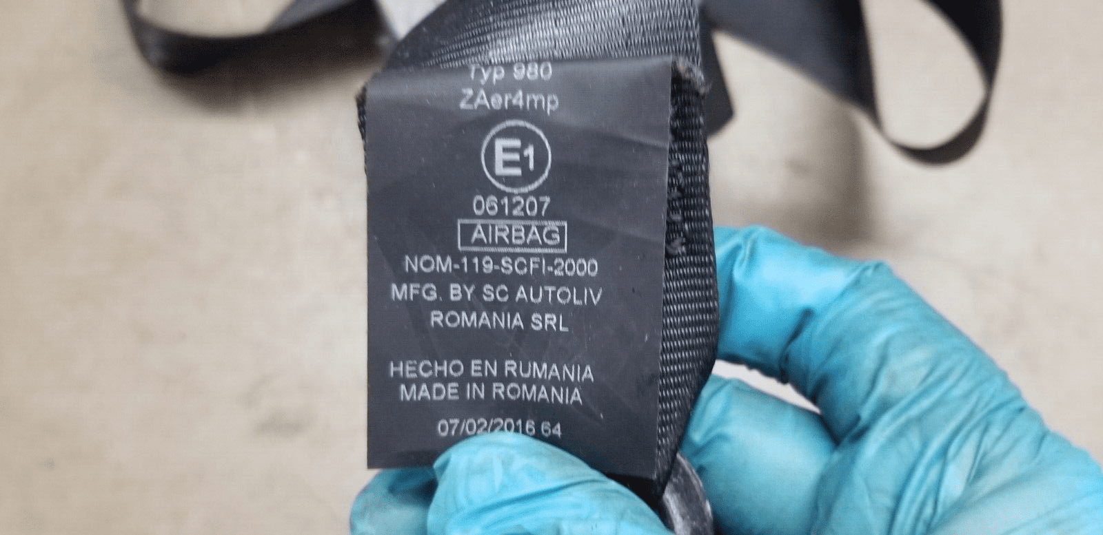 Ford Kuga Mk2 NSF Passenger Seat Belt 2016 CV4461295AC3JA6 - Image 6