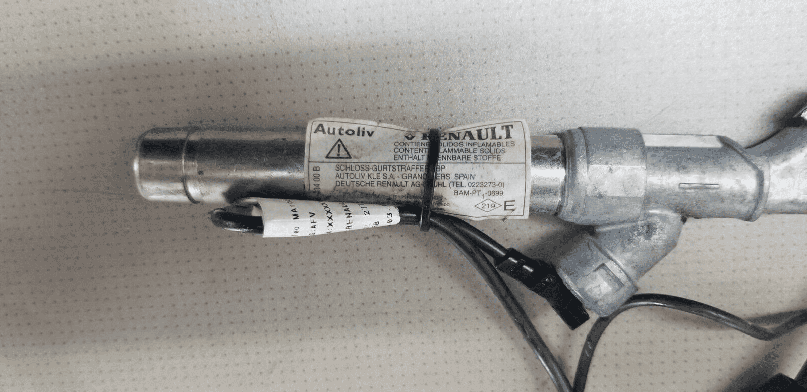 LEFT FRONT SEAT BELT BUCKLE FOR RENAULT TRAFIC 2014 - Image 5