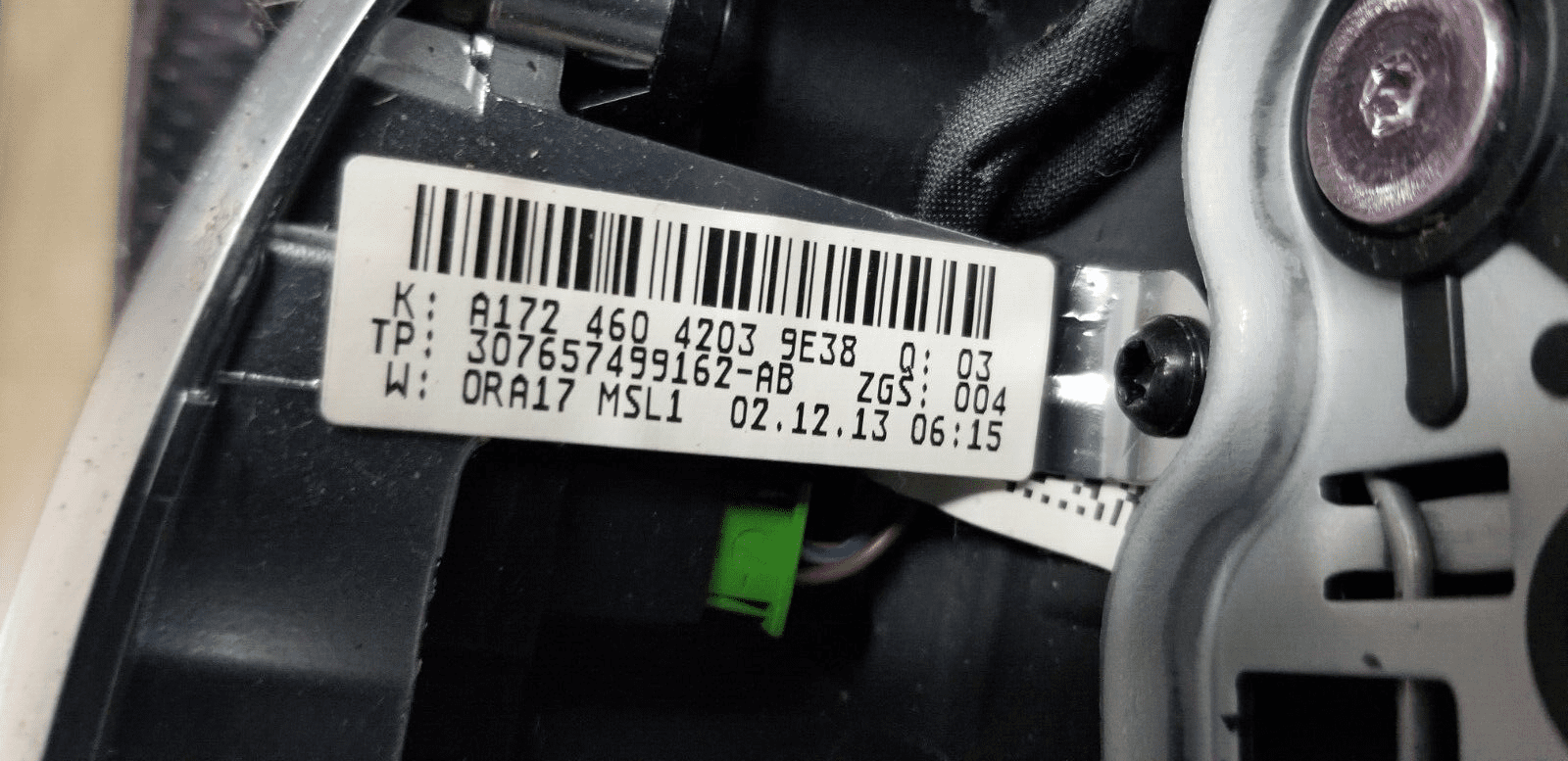 Mercedes Benz 2014 E300 Steering Wheel A1724604203 - Image 9