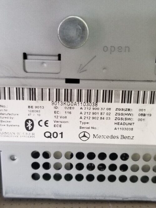 OEM A2129003708 Radio Controls for MERCEDES E 250