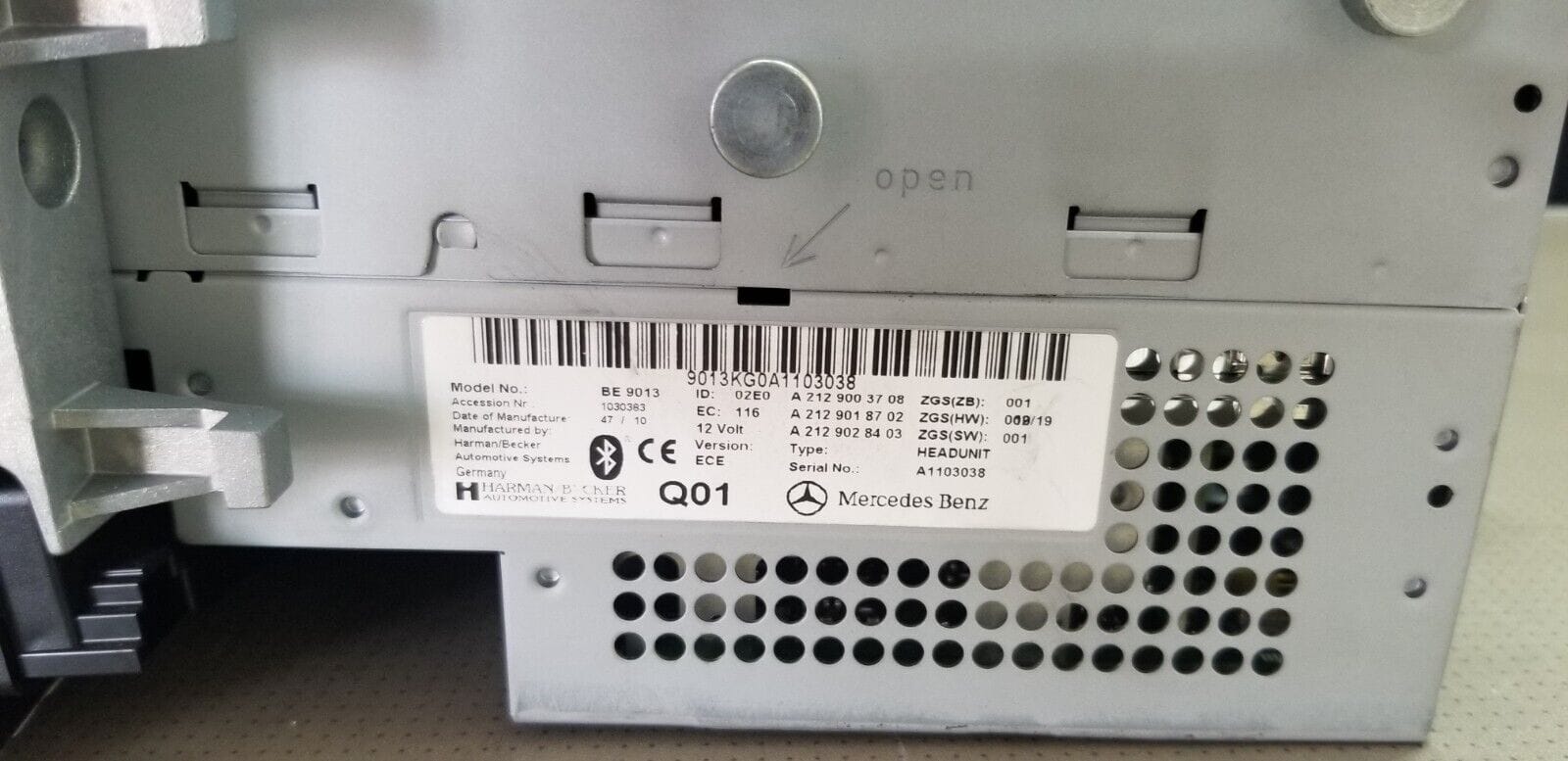 OEM A2129003708 Radio Controls for MERCEDES E 250