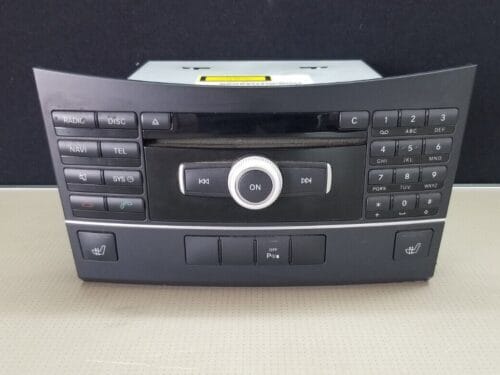 MERCEDES E 250 Radio Controls A2129003708 - Front View