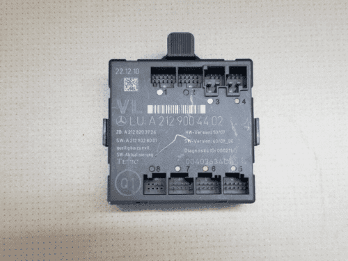 MERCEDES BENZ E CLASS W212 DOOR CONTROL MODULE FRONT LEFT PASSENGER SIDE 2011