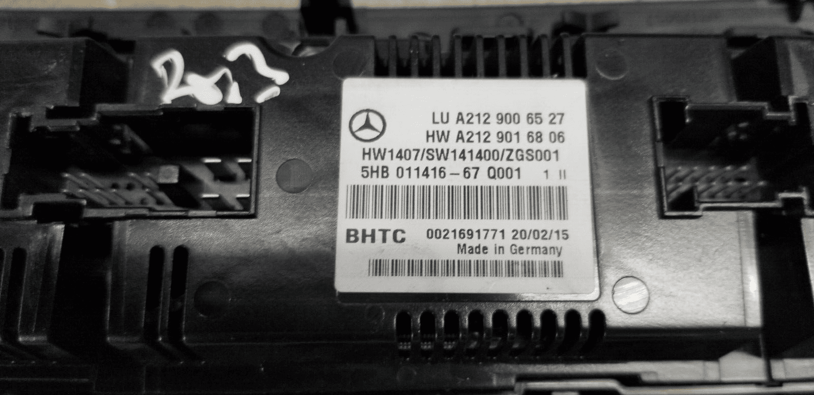 Mercedes Benz E Class Ac Air Con Heat Control Panel A2129006527 W212 2009 - 2016 - Image 5