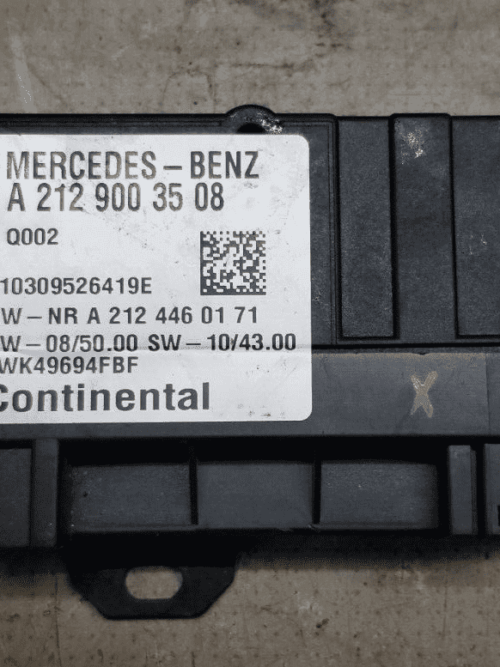 Mercedes E Class Fuel Pump Control Module Ecu Diesel A2129003508 2009 - 2017
