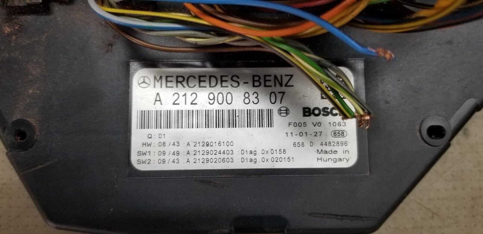 Mercedes E Class Fuse Box Sam Unit 2.1 CDI A2129008307 W212 - Image 3