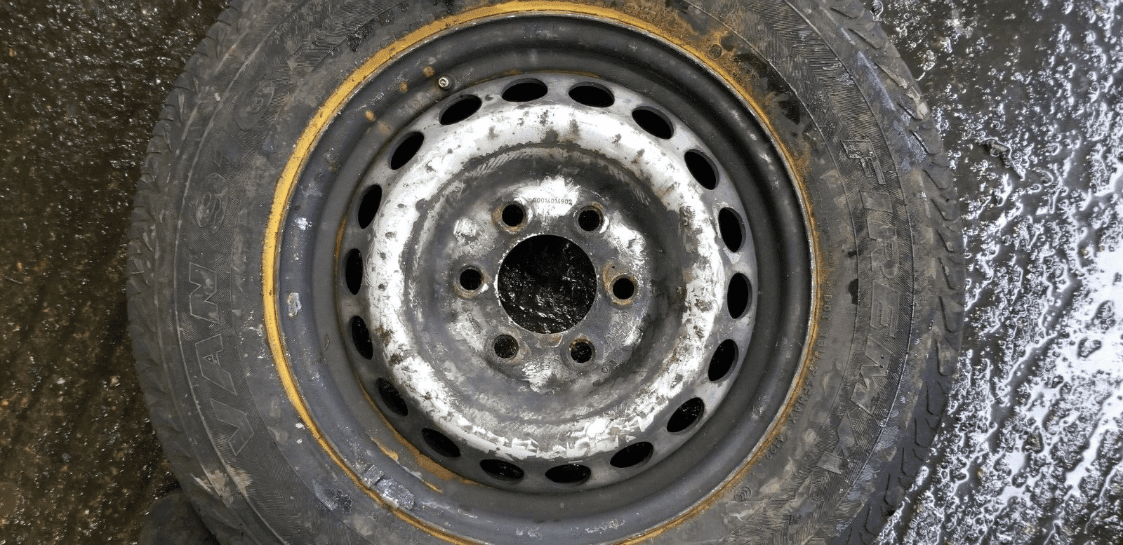 MERCEDES SPRINTER W906 STEEL WHEEL & TYRE 235/65R16C A0014014802 - Image 3