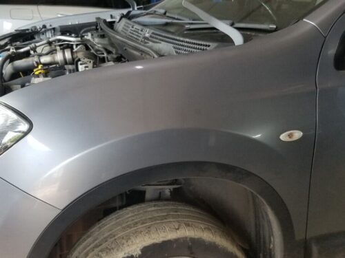 NISSAN QASHQAI J10 2011 FRONT WING PASSENGER LEFT SIDE SILVER