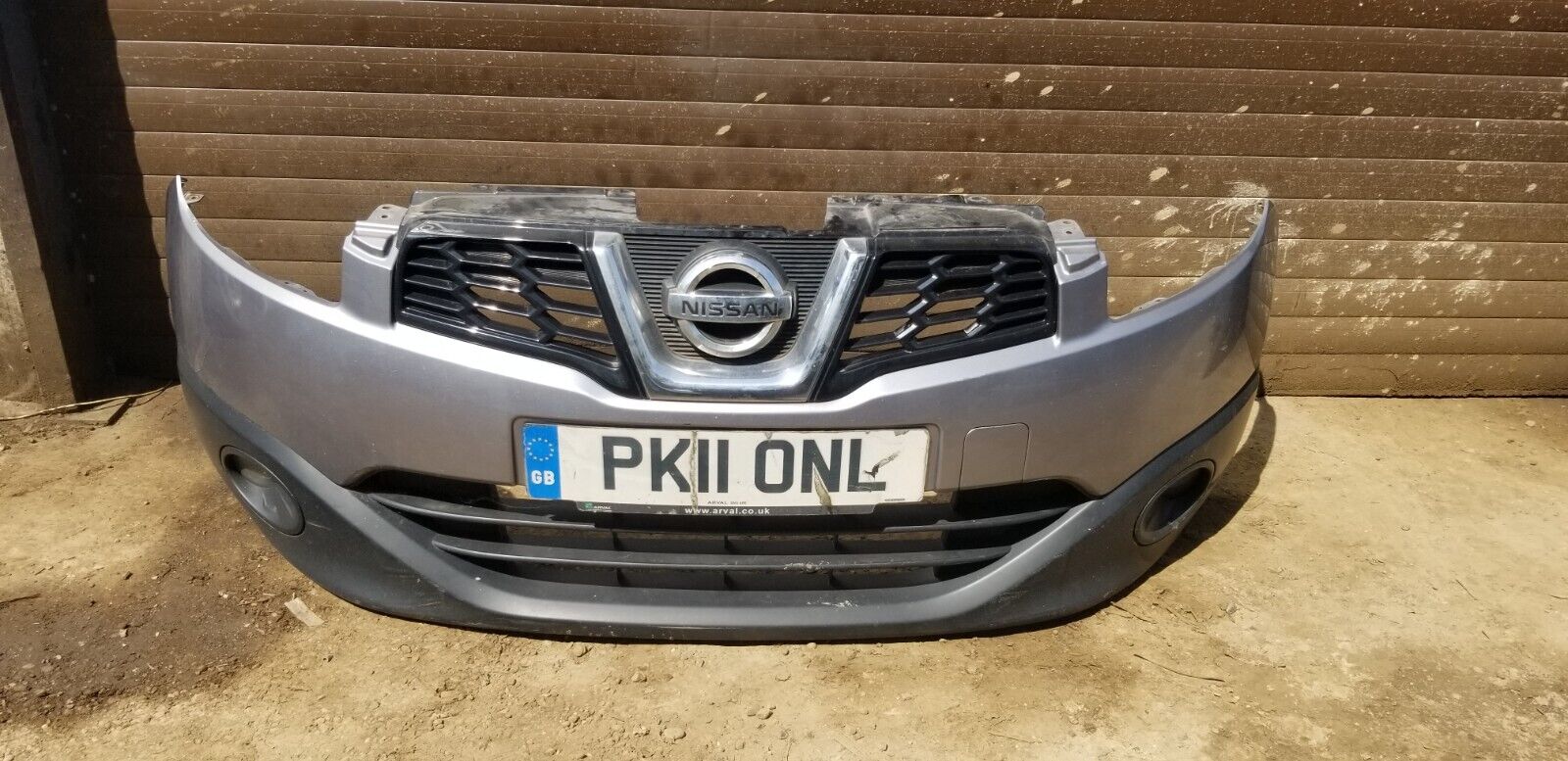 Nissan Qashqai J10 Facelift Front Bumper In Silver 2011 |O - Image 3