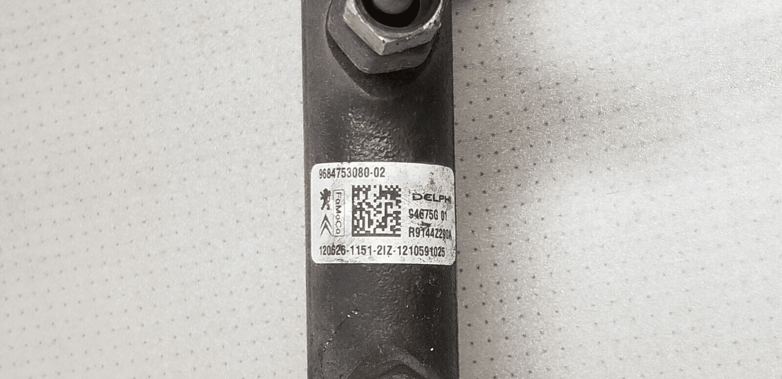 PEUGEOT 308 1.6 HDI DIESEL FUEL RAIL 9684753080-02 DELPHI 94675G 01 2008-2013 - Image 3