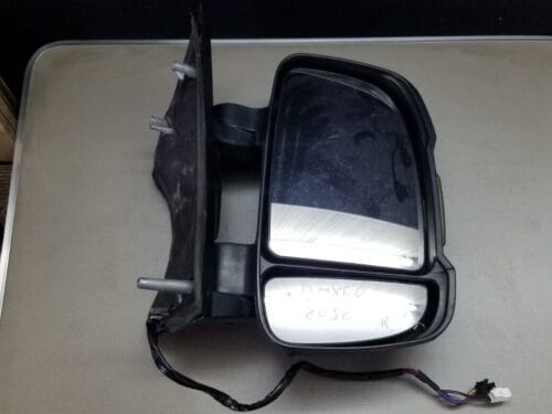 Peugeot Boxer 2018 Short Arm Electric Black Wing Door Mirror Driver Side |O