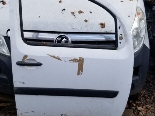 Renault Kangoo 2009-2013 Front Driver Side White Door