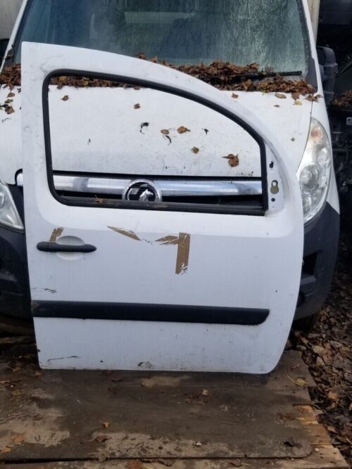 Renault Kangoo 2009-2013 Front Driver Side White Door