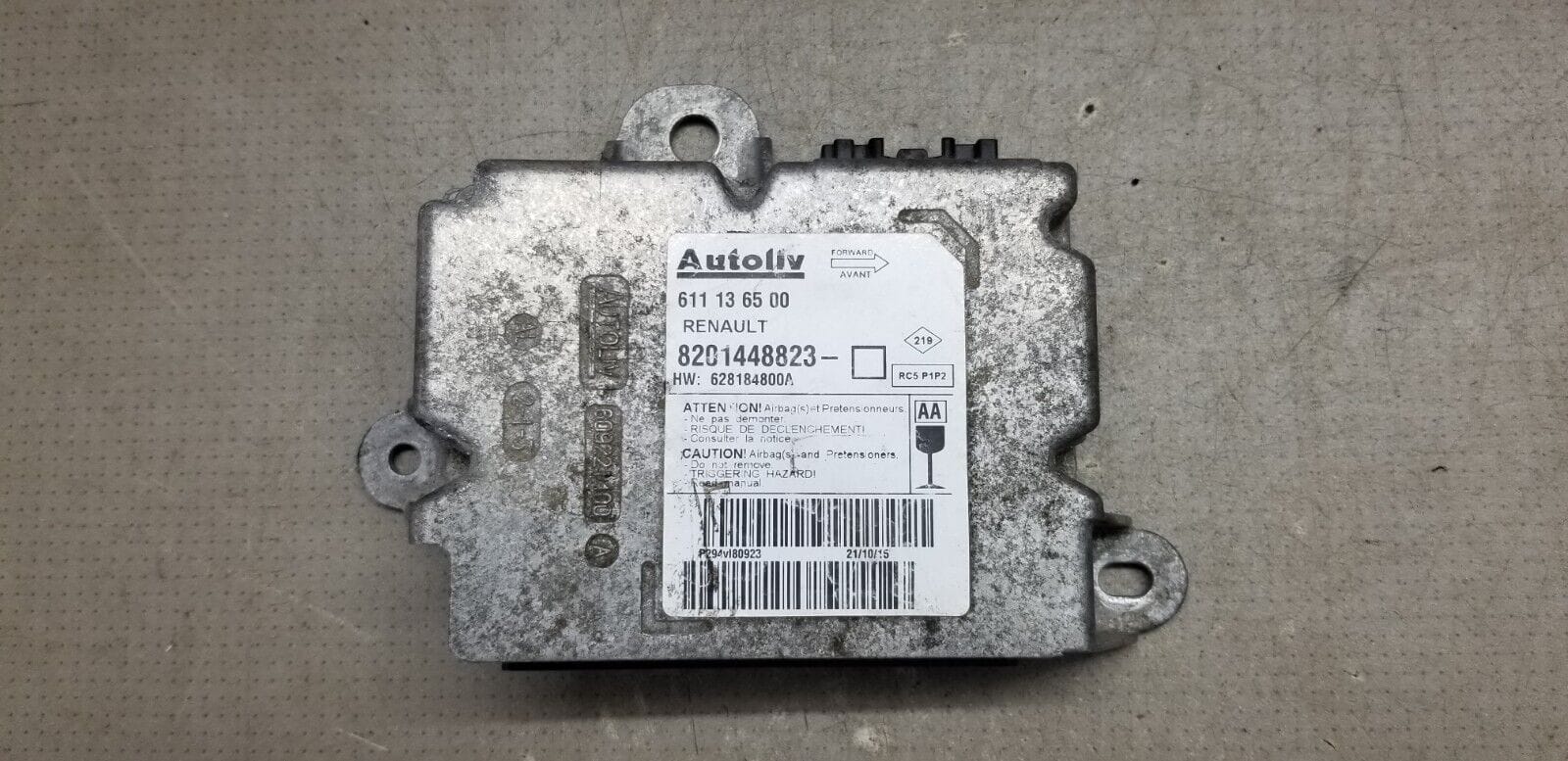 Renault Master MK3 Drivers Airbag ECU 8201448823- 2011 -2016