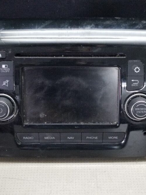 Front view of Relay Boxer 2018 Bluetooth DAB Sat Nav Head Unit (07356838800), compatible with Peugeot Boxer, Citroën Relay & Fiat Ducato.