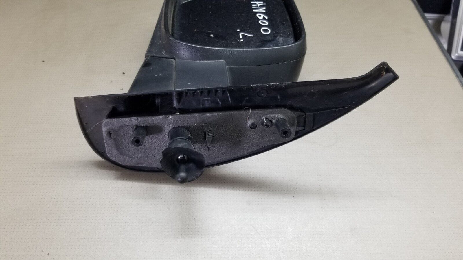 Renault Kangoo Wing Mirror NS Left Passenger Side Black 2011 |O - Image 3
