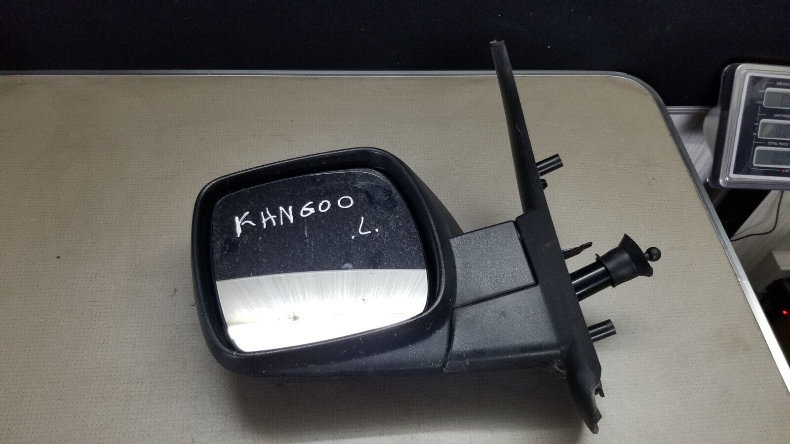 Renault Kangoo Wing Mirror NS Left Passenger Side Black 2011 |O - Image 4