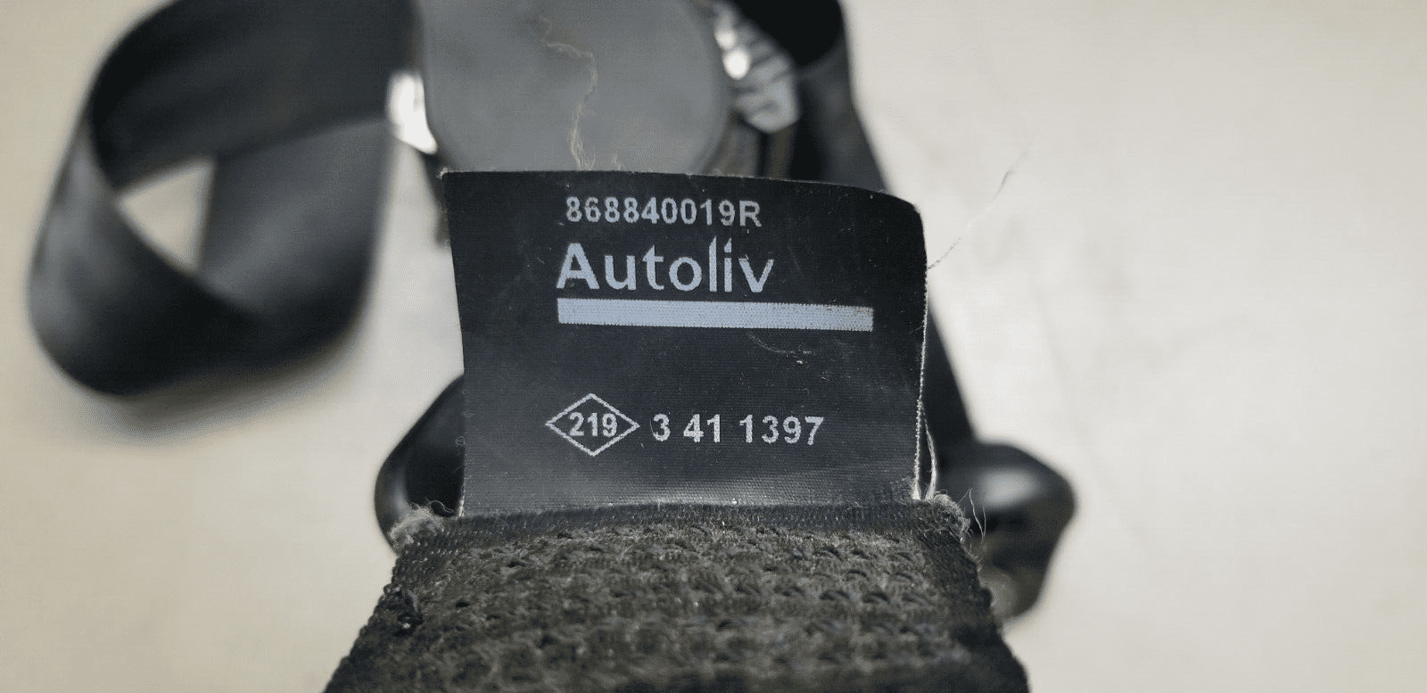 Renault Master Vauxhall Movano 10-18 Passenger Side Front Seat Belt 868840019R - Image 5