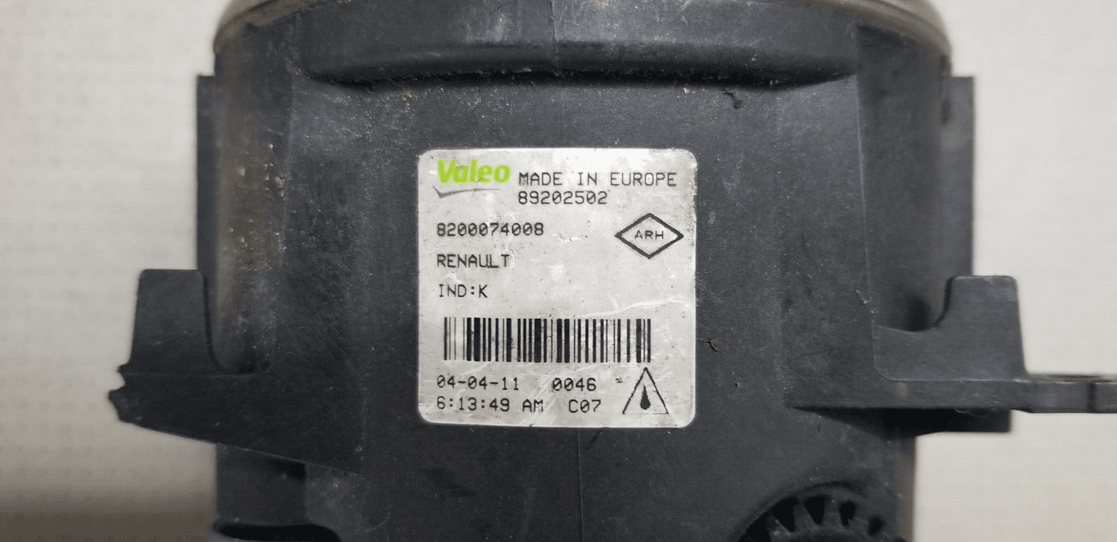 Renault Scenic Front Bumper Left Fog Light 2016 TO 2020 8200074008 Genuine - Image 6