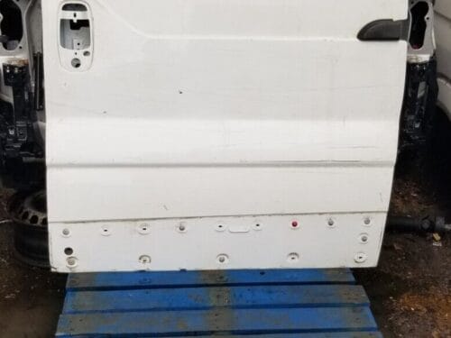 Side Sliding Door Loading Vauxhall Vivaro White