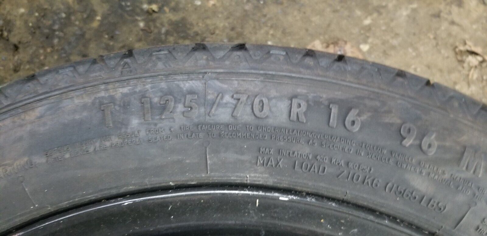 SKODA Rapid 2016 Space Saver Spare Wheel and Tyre |O - Image 4