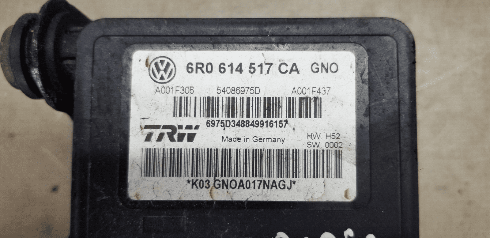 Skoda Rapid OEM ABS pump part number 6R0 614 517 CA