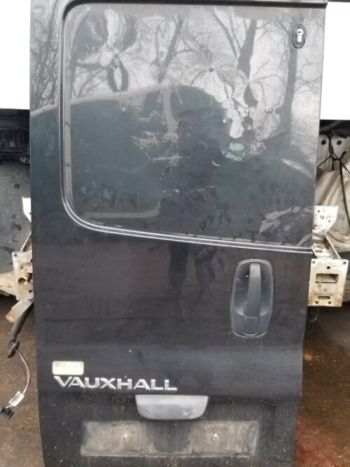 VAUXHALL VIVARO DOOR REAR PASSANGER SIDE NEARSIDE LH 2014 BLACK