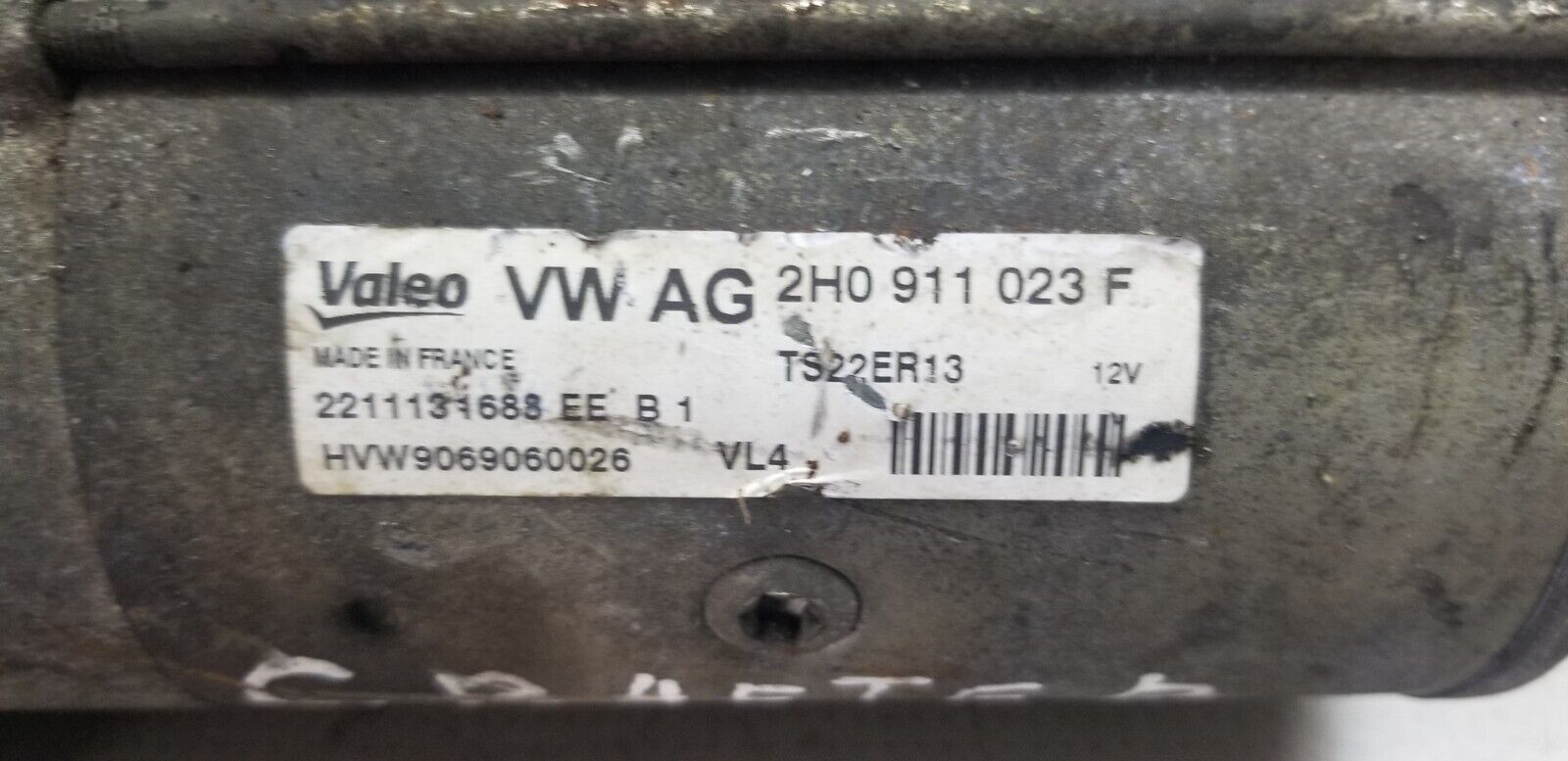 Volkswagen Crafter Starter Motor 2014 2.0 Diesel |O - Image 3