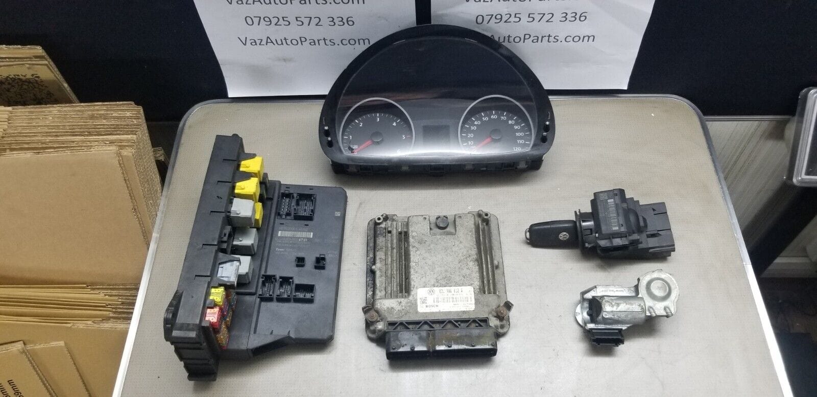 VW Crafter 2013 03L906012Q 2.0 Diesel Turbo ECU Kit – Front View