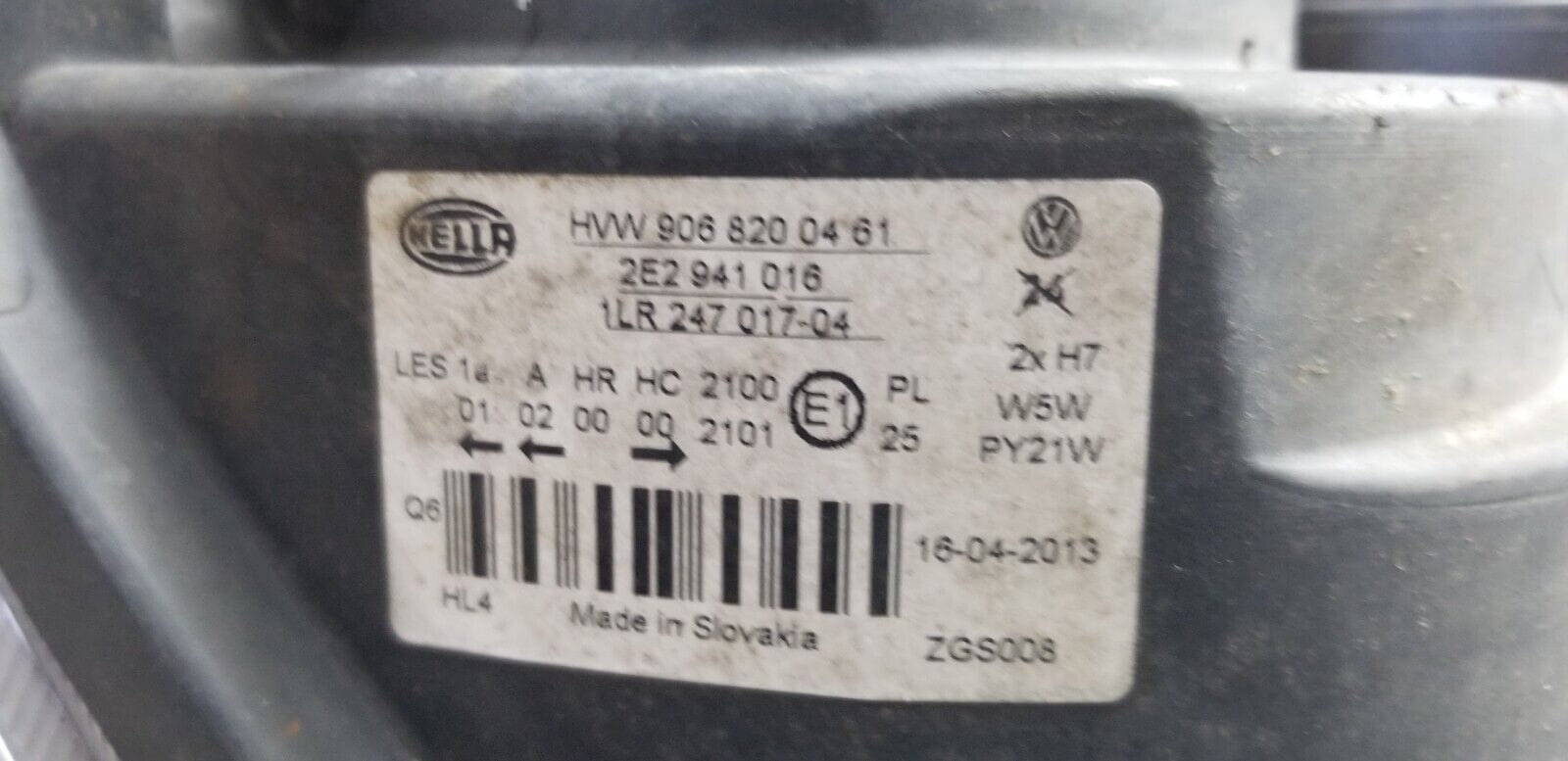 Volkswagen Crafter 2013 Headlight Driver Side Hvw9068200461 - Image 4