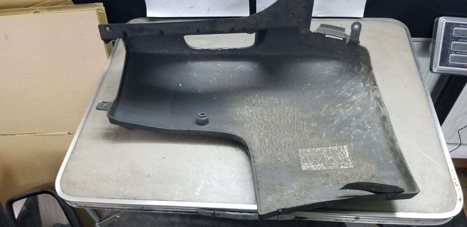 Vauxhall Vivaro 2014 Rear Bumper OS Right Side Corner Panel End BLACK - Image 5