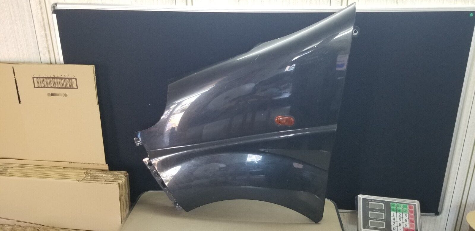 01-14 MK1 VAUXHALL VIVARO RENAULT TRAFIC NS PASSENGER SIDE FRONT WING BLACK