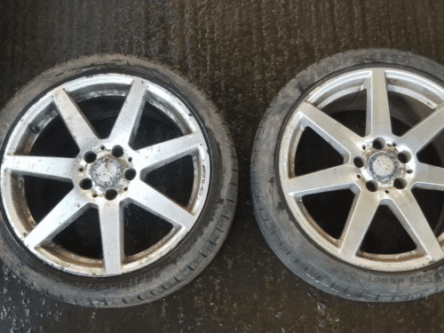 2 MERCEDES C CLASS Alloy Wheels & Tyres  255/35/18  A2044019902
