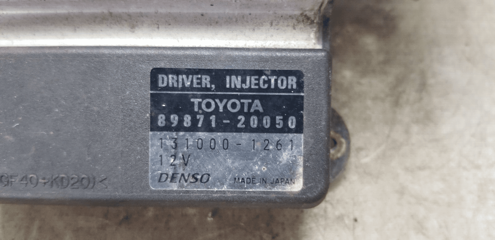 2005 Toyota Land Cruiser Injector Ecu 89871-20050 |O - Image 3