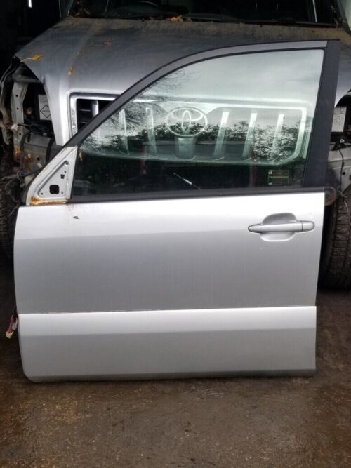 Toyota Land Cruiser front left door silver nearside front