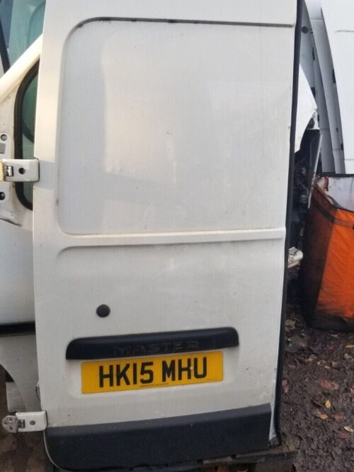 2015 Renault Master Rear Door Passenger Side White |O