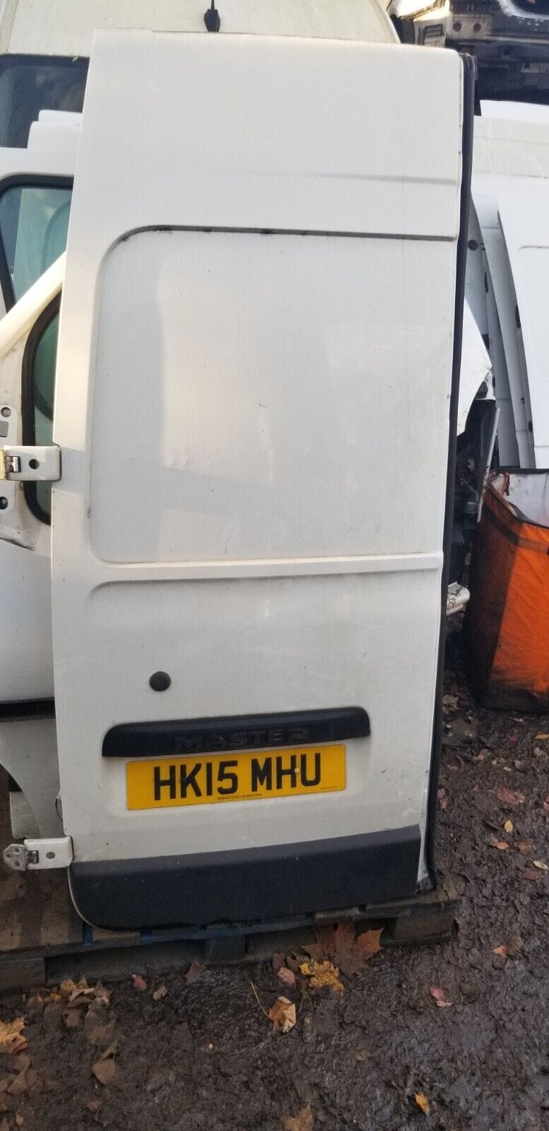 2015 Renault Master Rear Door Passenger Side White |O